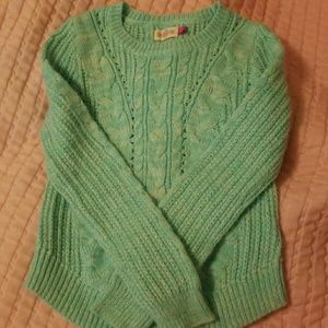 Girls teal sweater